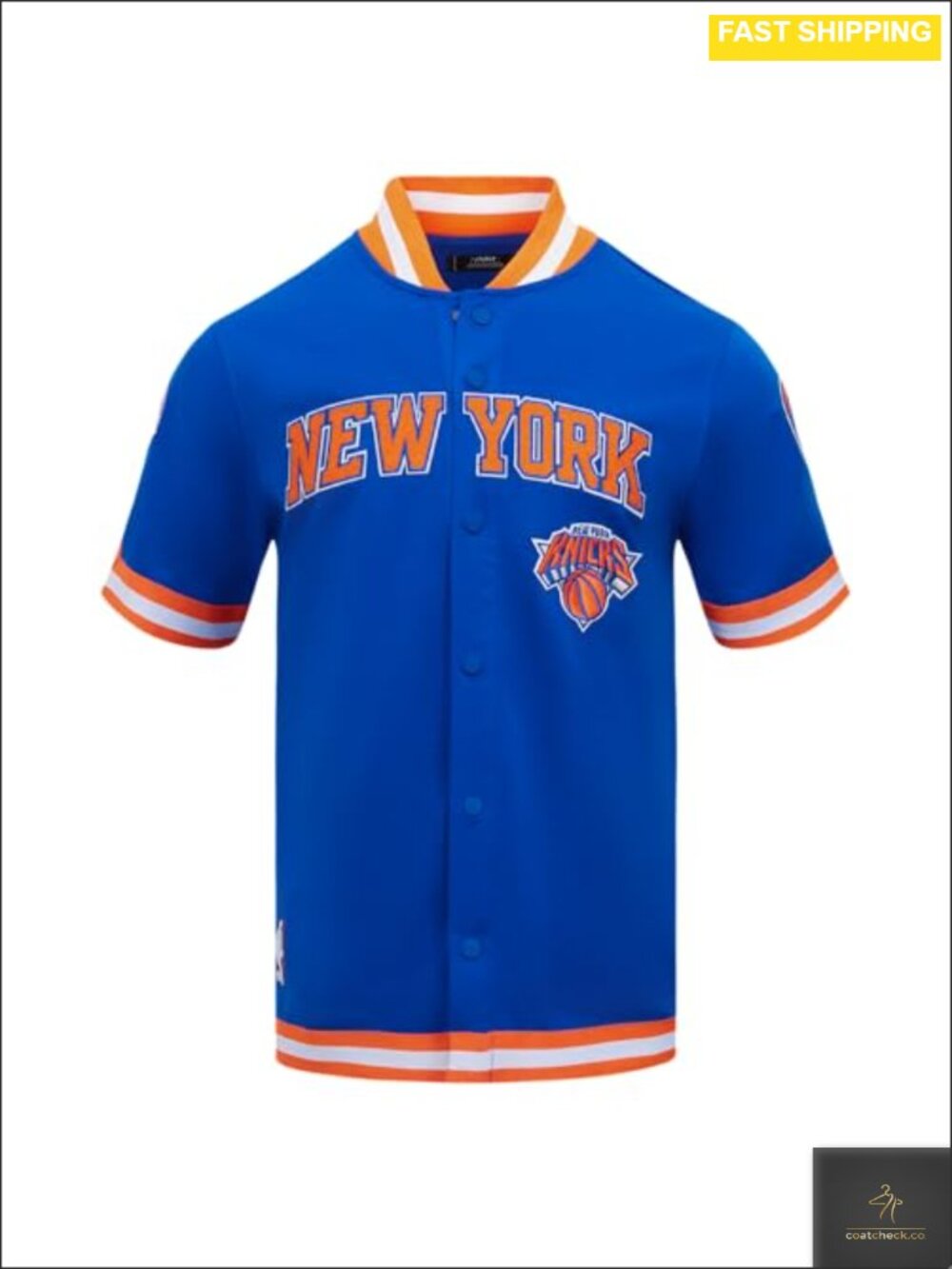 Pro Standard NBA Chenille Snap Button Warm-Up Jacket Cotton Poly
